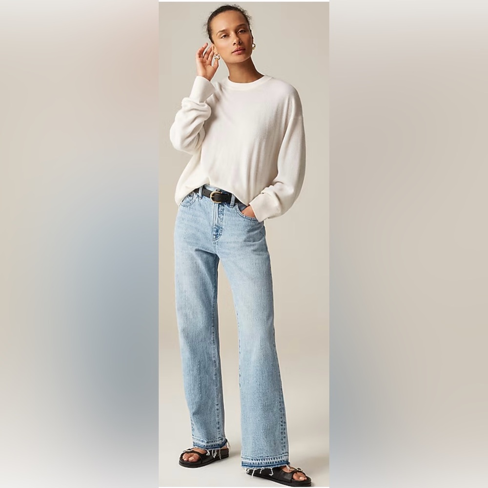 J Crew Petite Mid Rise Straight Jean, size 28P, NWT